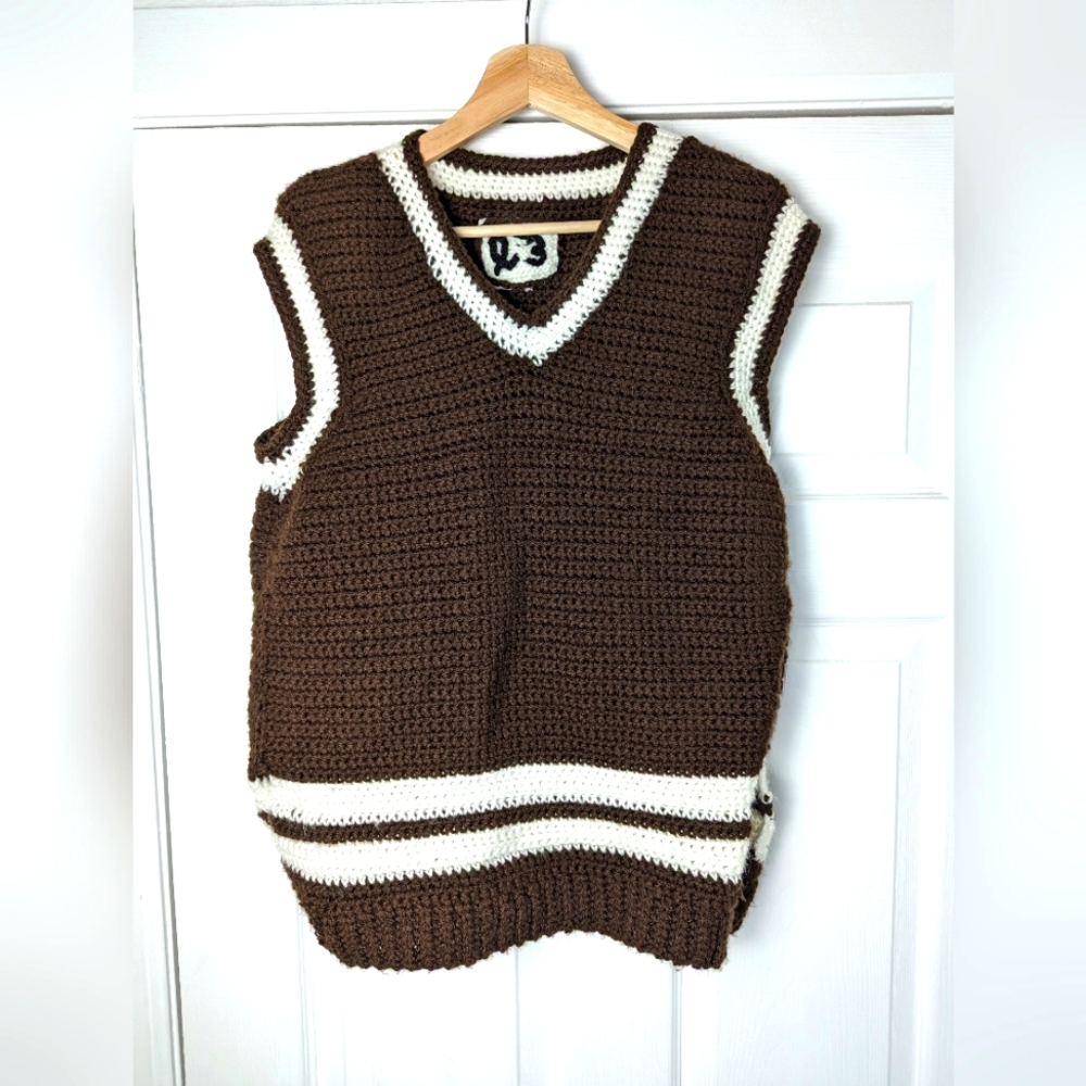 Cable Knit Sweater Vest